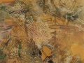 1. Things Fall Apart, 24"x18, encaustic medium with oil pigment, 2016, Rosalie Matchett
